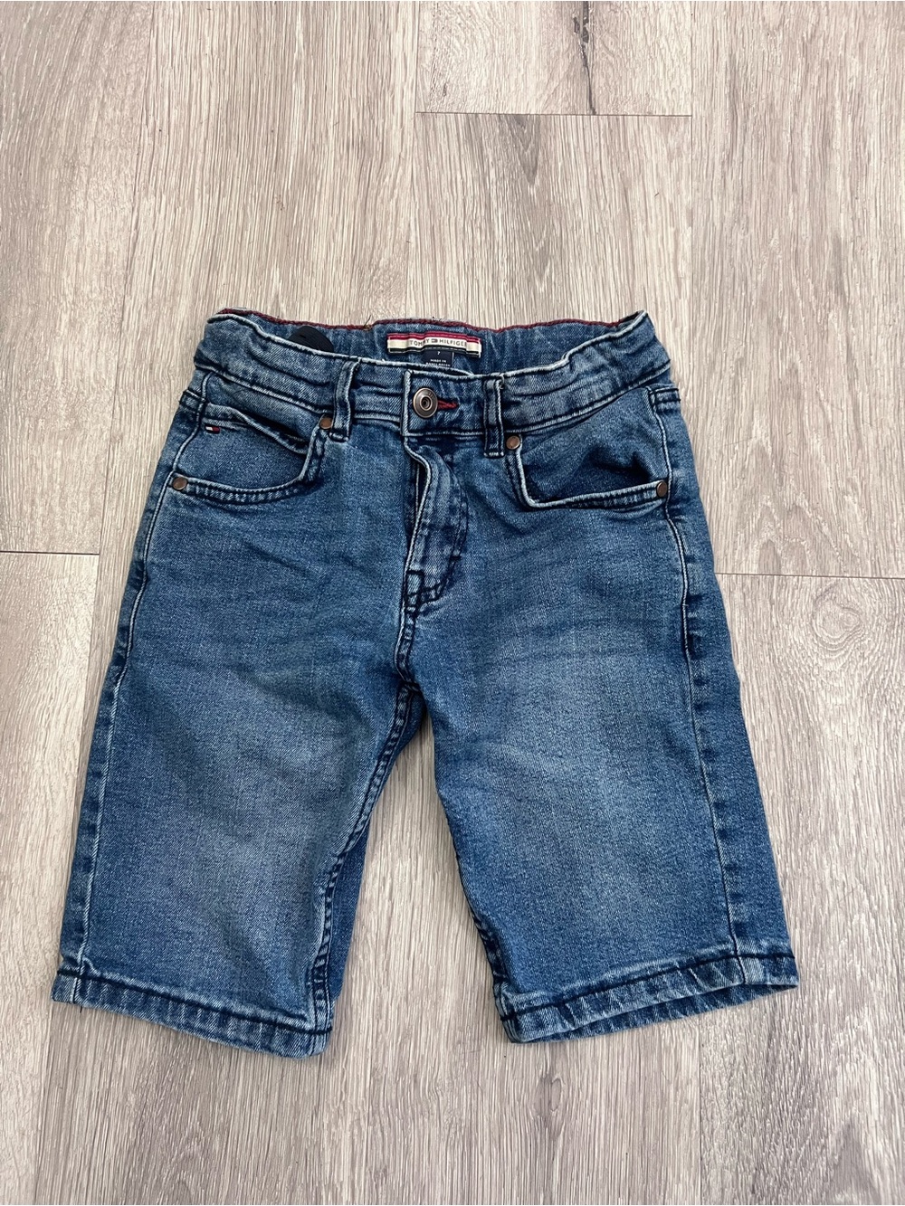 Tommy Hilfiger Boys Blue Denim Jeans Shorts